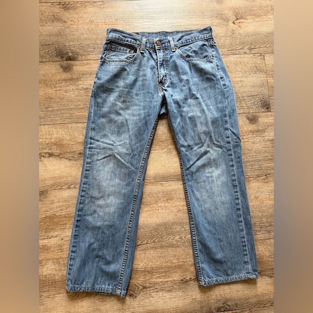 Levi's Light Blue Straight Jeans 31 x 26